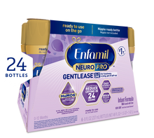 [32493348782142]Enfamil NeuroPro Gentlease Infant Formula 8fl oz 24 Bottles