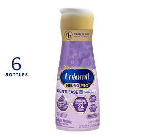 [42207547621557,32493348716606]Enfamil NeuroPro Gentlease Infant Formula 32fl oz 6 Bottles