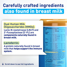 Carefully crafted ingredients also found in breast milk