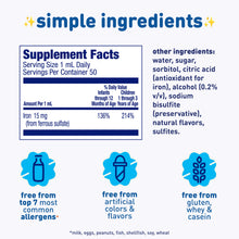 Supplement Facts - Free from top 7 most common allergens, free from artificial colors & flavors & free from gluten, whey & casein