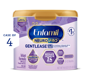 [2530574499850]Enfamil NeuroPro Gentlease Infant Formula 19.5 oz Case of 4