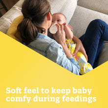 Soft feel to keep baby comfy during feedings