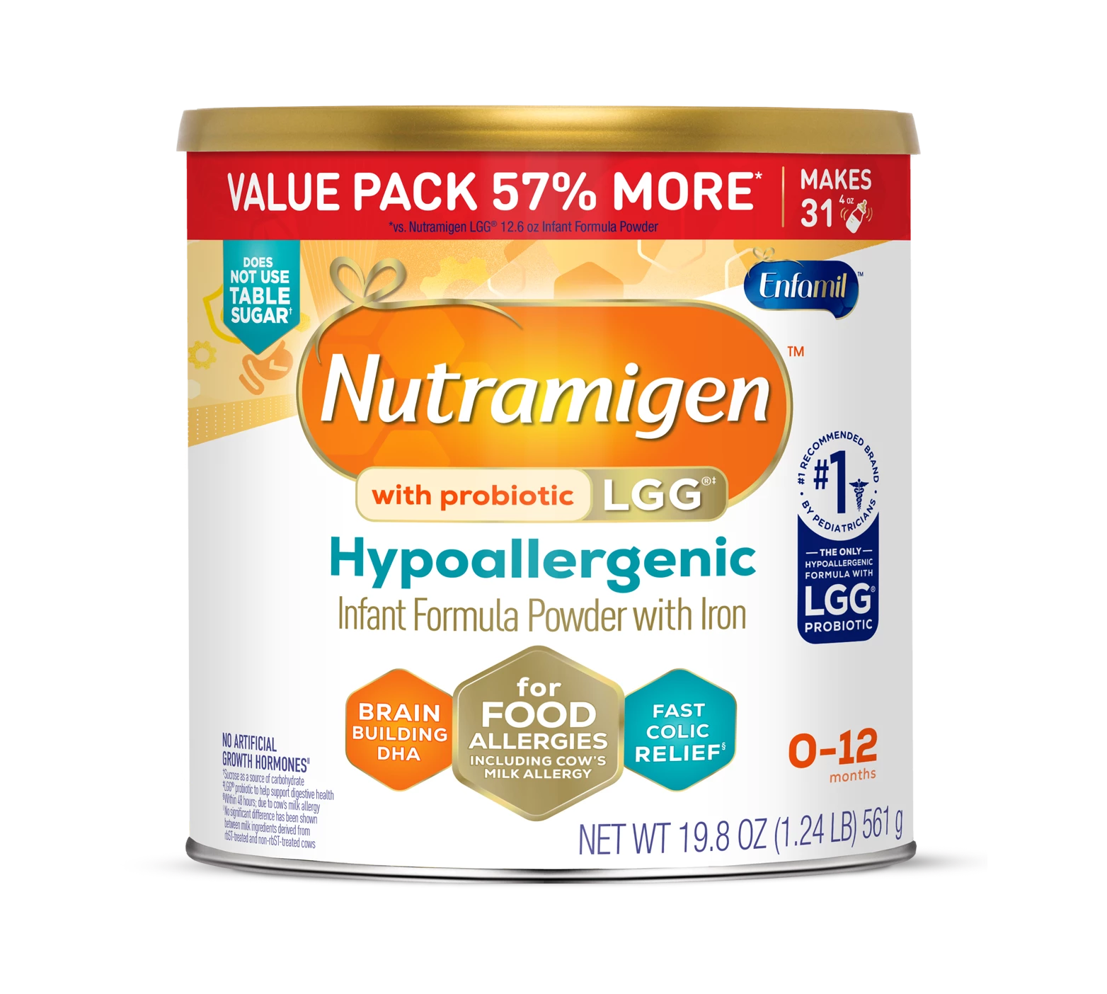 Nutramigen® with Probiotic LGG® Hypoallergenic Infant Formula