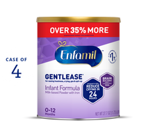 [8142190870634]Enfamil Gentlease Infant Formula 27.7 oz Case of 4
