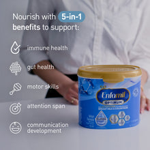 [49668526858,49668526730]Nourish with 5-in-1 benefits to support:
Immune health
Gut health
Motor skills
Attention span
Communication development