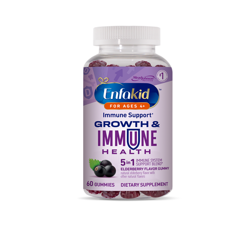 Enfakid™ Elderberry Flavored Gummy, 60 Count