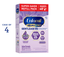 [2530579480586]Enfamil NeuroPro Gentlease Infant Formula Refill Box 30.4 oz Case of 4