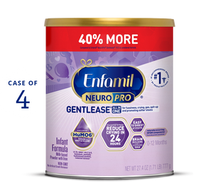 [41973625913525]Enfamil NeuroPro Gentlease Infant Formula 27.4 oz Case of 4