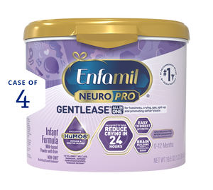 [2530574499850]Enfamil NeuroPro Gentlease Infant Formula 19.5 oz Case of 4