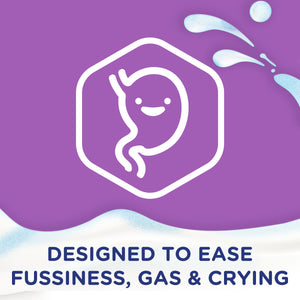 Designed to ease fussiness, gas & crying