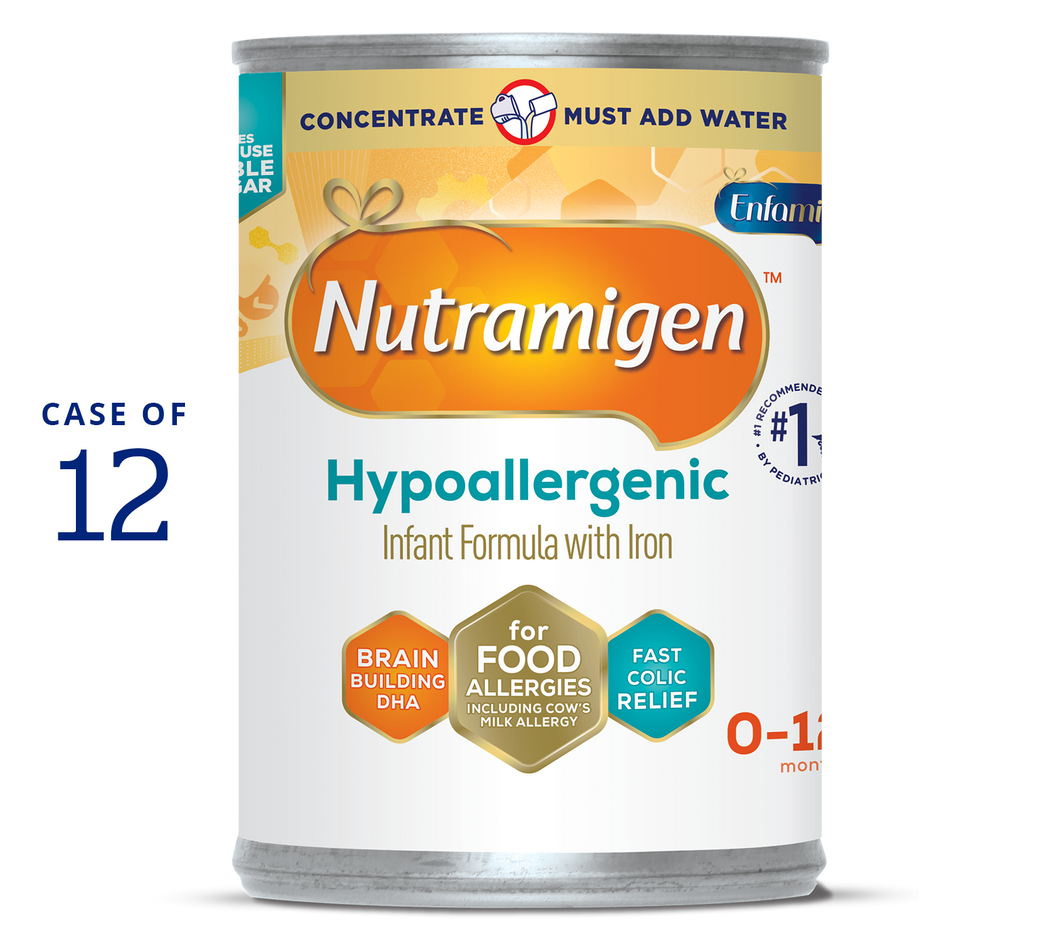 [32493348618302]Nutramigen Liquid Infant Formula Concentrate 13fl oz Case of 12