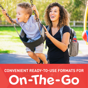 Convenient ready-to-use formats for on-the-go