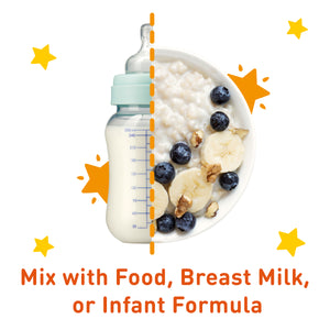Mix with Food, Breast Milk, or Infant Formula