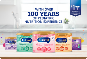 #1 Pediatrician recommended brand with over 100 years of pediatric nutrition experience