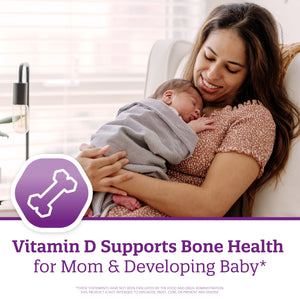 Vitamin D supports Bone Health for Mom & Developing Baby
