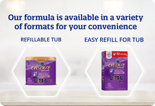 Our formula is available in a variety of formats for your convenience