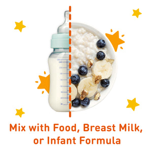Mix with Food, Breast Milk, or Infant Formula