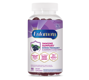 Enfamom Elderberry Flavored Prenatal Immune Support Gummies