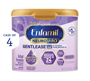 [2530574499850]Enfamil NeuroPro Gentlease Infant Formula 19.5 oz Case of 4